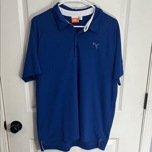 Puma Blue Polo Shirt